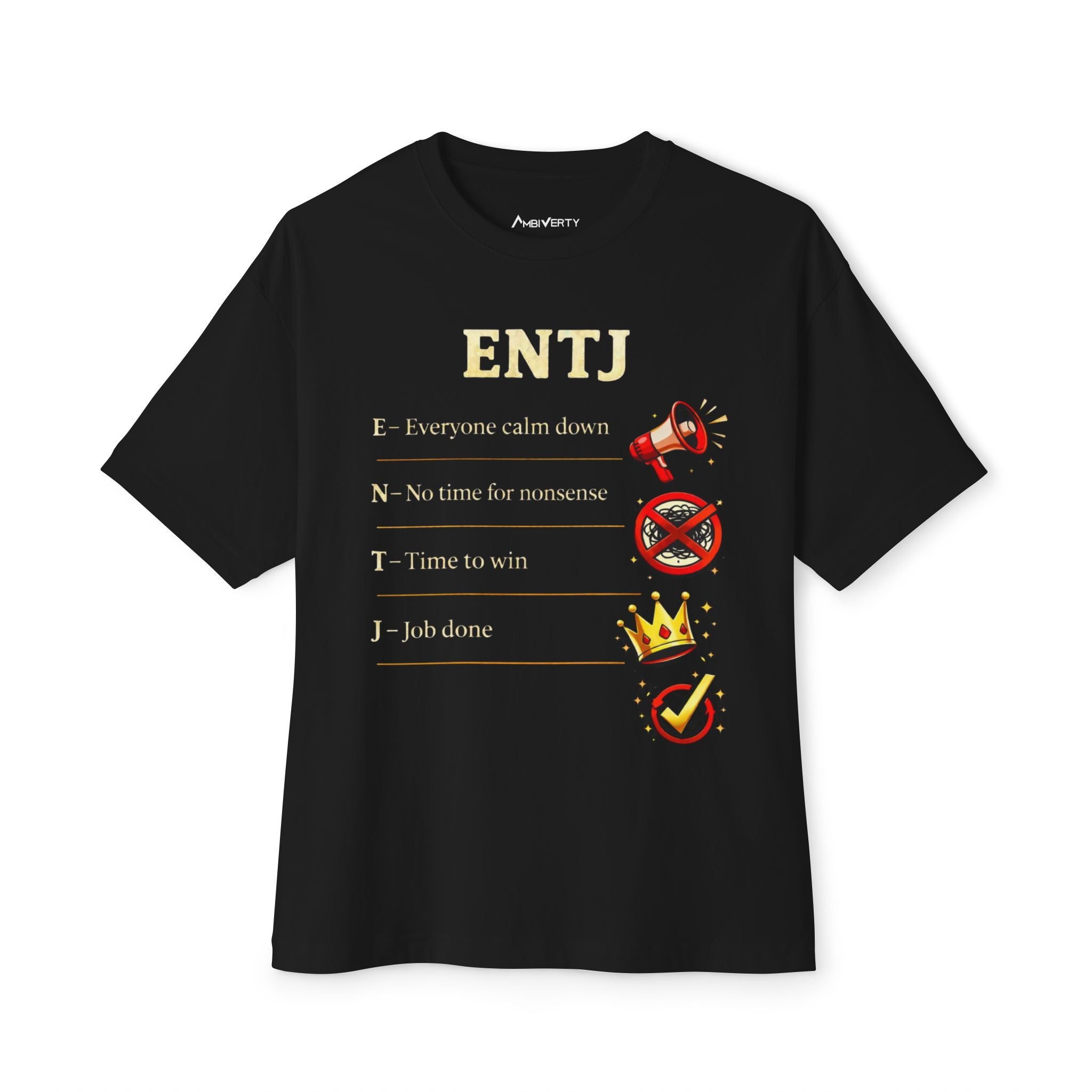 ENTJ Shirt — Execute the Vision